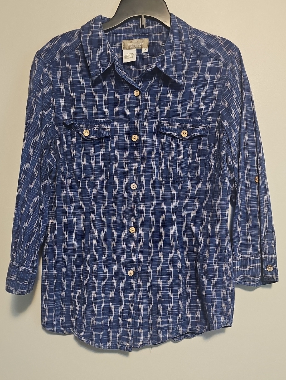 The Territory Ahead Blue Plaid Button-Up Shirt